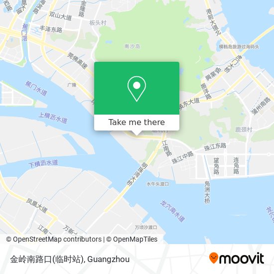金岭南路口(临时站) map