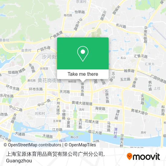 上海宝原体育用品商贸有限公司广州分公司 map