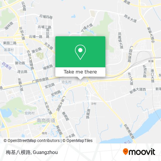 梅基八横路 map