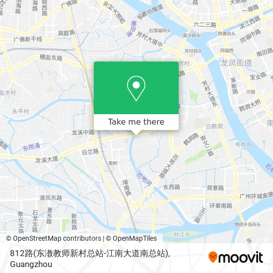812路(东漖教师新村总站-江南大道南总站) map