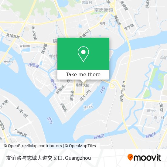 友谊路与志诚大道交叉口 map
