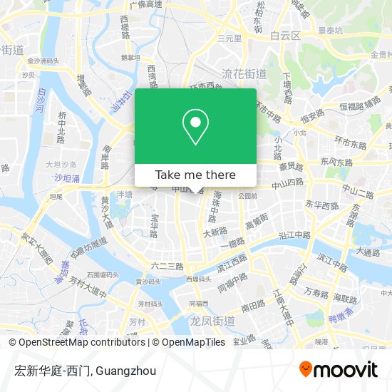 宏新华庭-西门 map