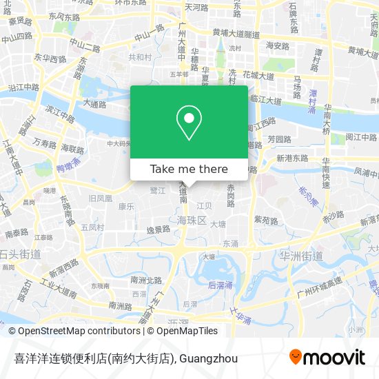喜洋洋连锁便利店(南约大街店) map