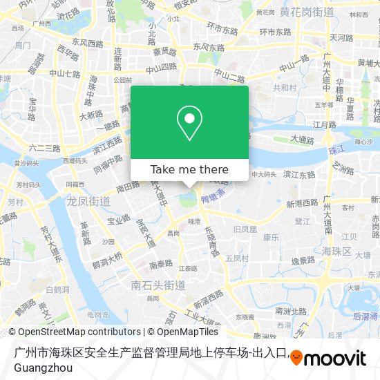 广州市海珠区安全生产监督管理局地上停车场-出入口 map