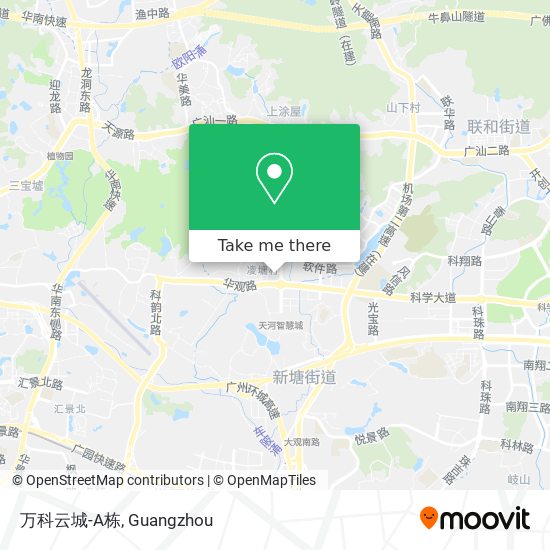 万科云城-A栋 map