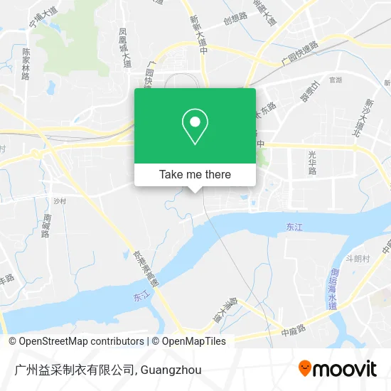 广州益采制衣有限公司 map