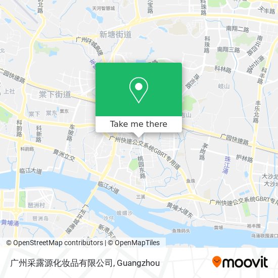 广州采露源化妆品有限公司 map