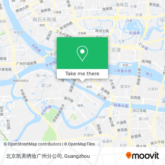 北京凯美绣妆广州分公司 map