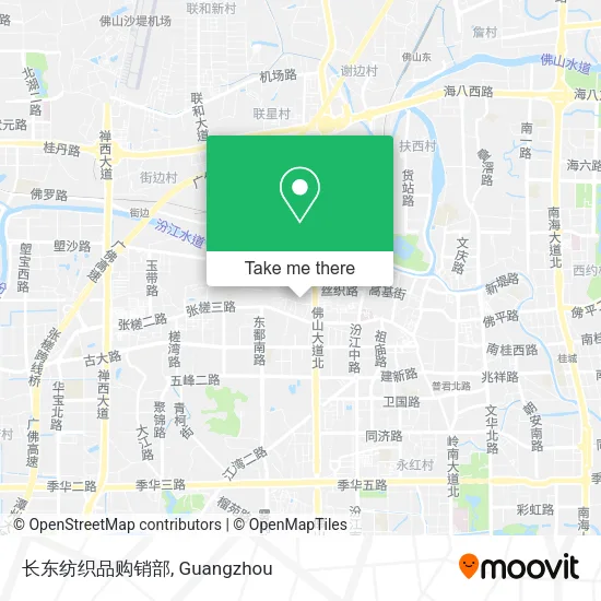 长东纺织品购销部 map