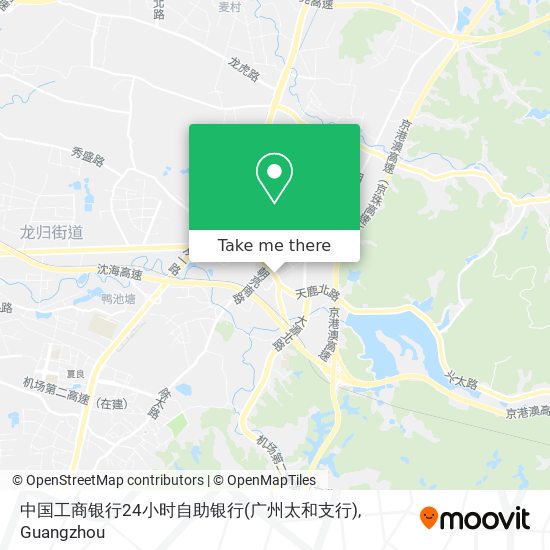 中国工商银行24小时自助银行(广州太和支行) map