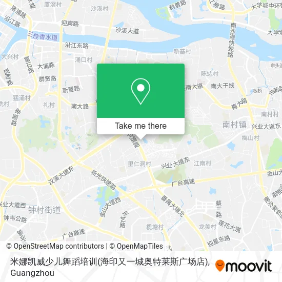 米娜凯威少儿舞蹈培训(海印又一城奥特莱斯广场店) map