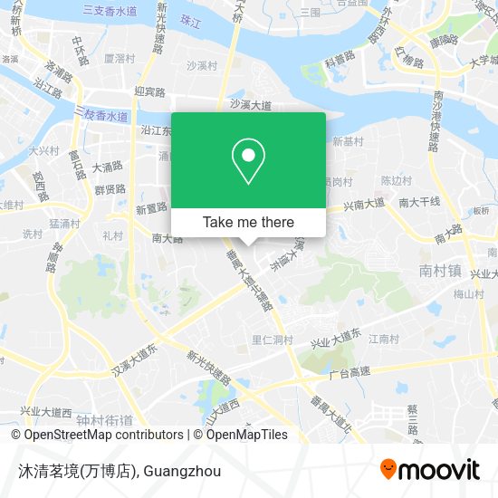 沐清茗境(万博店) map