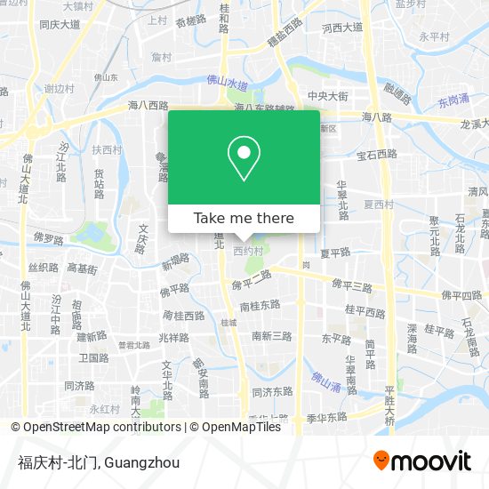 福庆村-北门 map