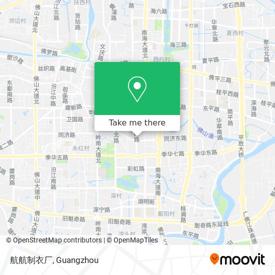 航航制衣厂 map