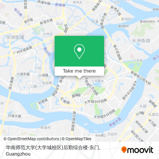 华南师范大学(大学城校区)后勤综合楼-东门 map
