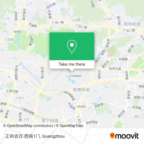正和农庄-西南1门 map