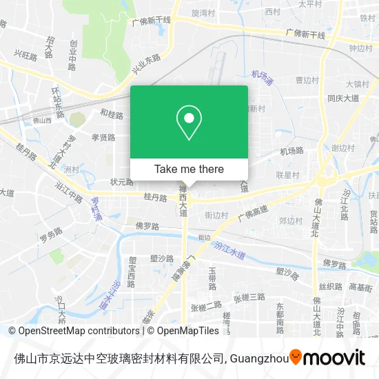 佛山市京远达中空玻璃密封材料有限公司 map