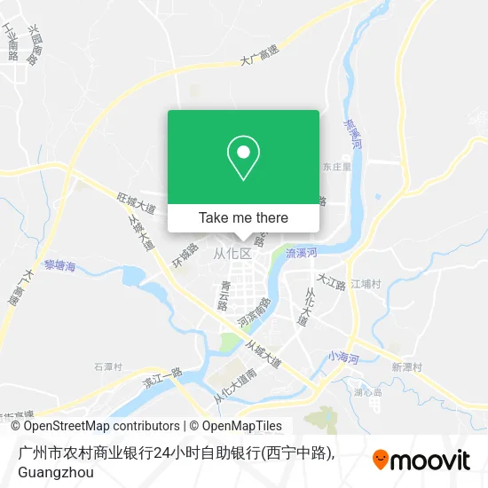广州市农村商业银行24小时自助银行(西宁中路) map