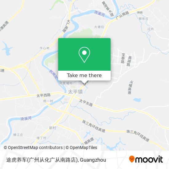 途虎养车(广州从化广从南路店) map