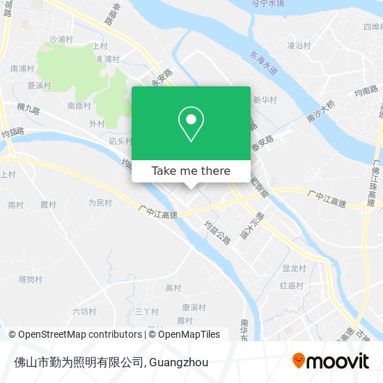佛山市勤为照明有限公司 map