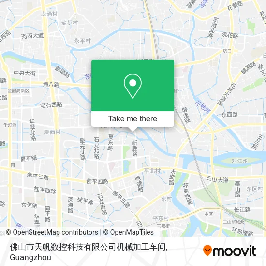 佛山市天帆数控科技有限公司机械加工车间 map