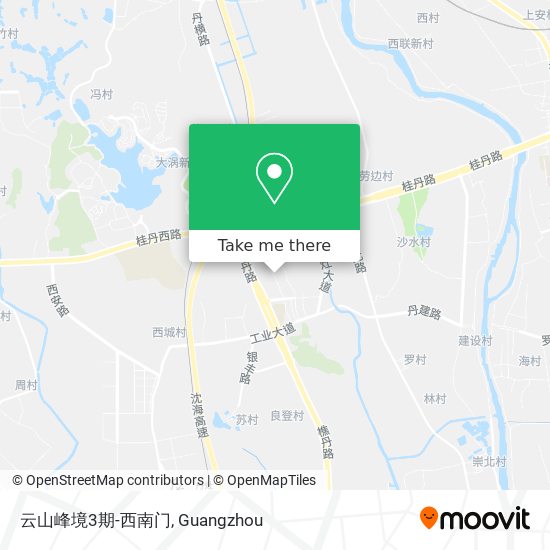 云山峰境3期-西南门 map