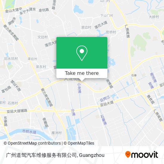 广州道驾汽车维修服务有限公司 map