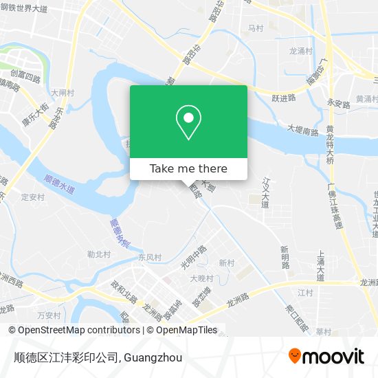顺德区江沣彩印公司 map