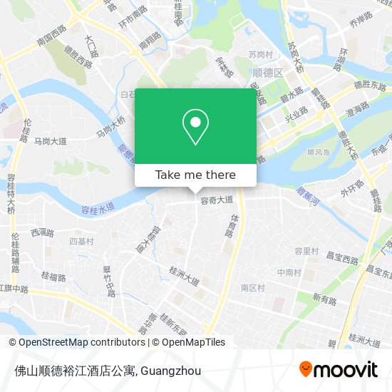 佛山顺德裕江酒店公寓 map