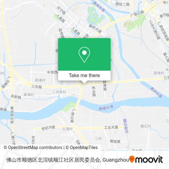 佛山市顺德区北滘镇顺江社区居民委员会 map