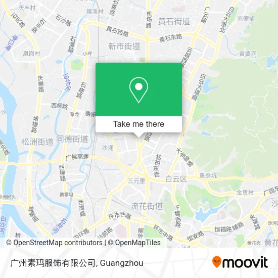 广州素玛服饰有限公司 map