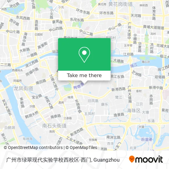广州市绿翠现代实验学校西校区-西门 map