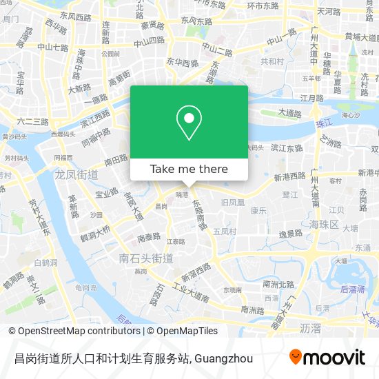 昌岗街道所人口和计划生育服务站 map