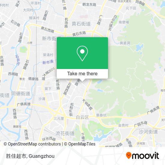 胜佳超市 map
