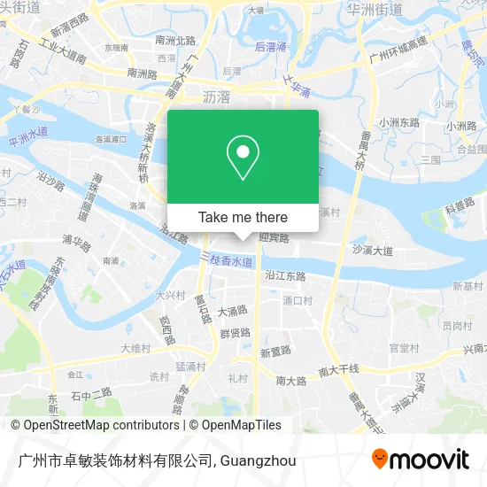 广州市卓敏装饰材料有限公司 map