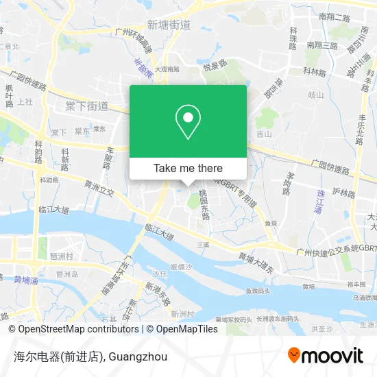 海尔电器(前进店) map