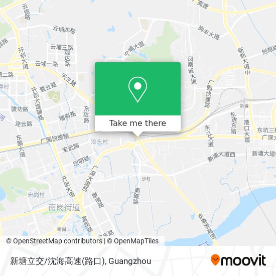新塘立交/沈海高速(路口) map