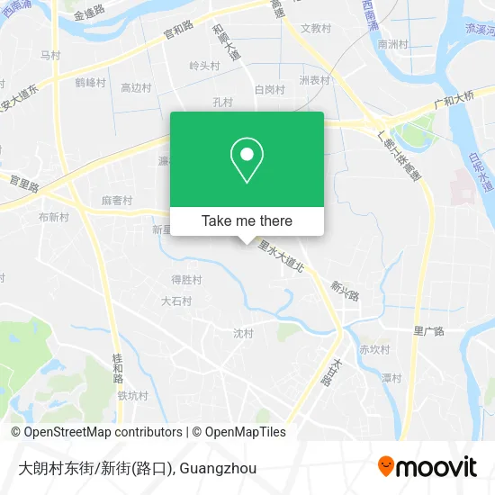 大朗村东街/新街(路口) map