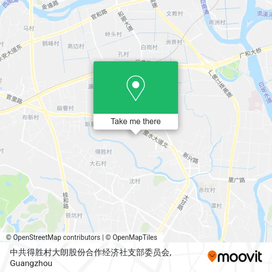 中共得胜村大朗股份合作经济社支部委员会 map