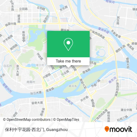 保利中宇花园-西北门 map