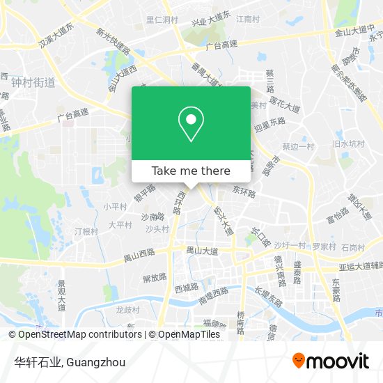 华轩石业 map