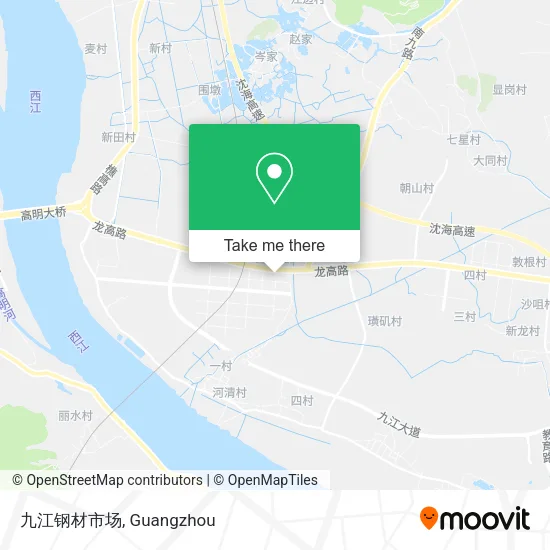 九江钢材市场 map