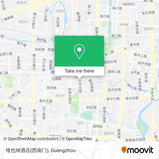维也纳酒店(西南门) map