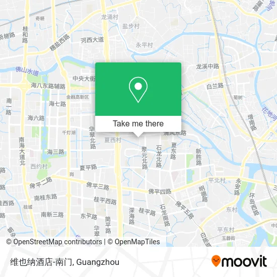 维也纳酒店-南门 map