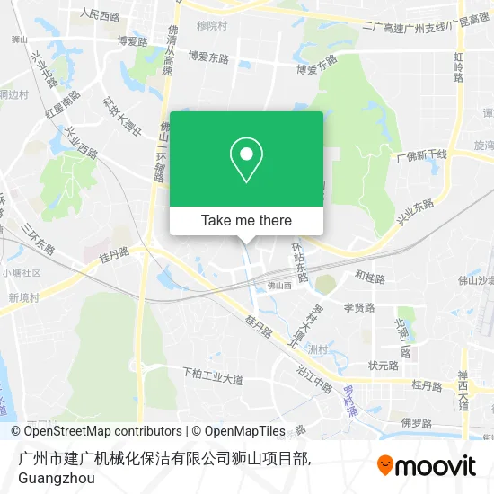 广州市建广机械化保洁有限公司狮山项目部 map