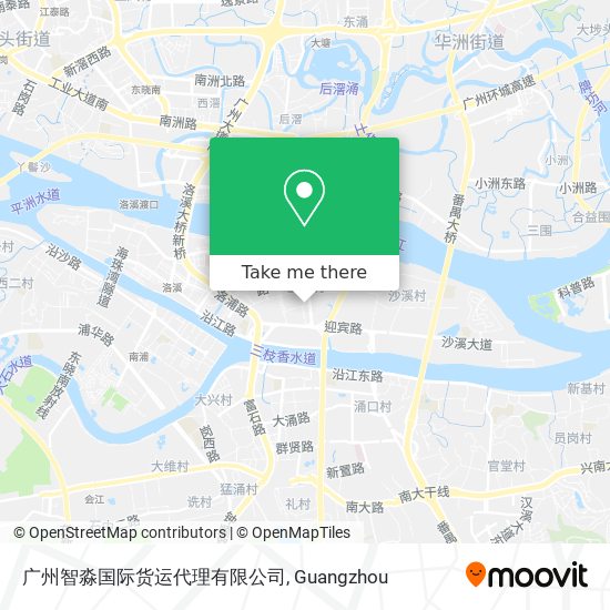 广州智淼国际货运代理有限公司 map