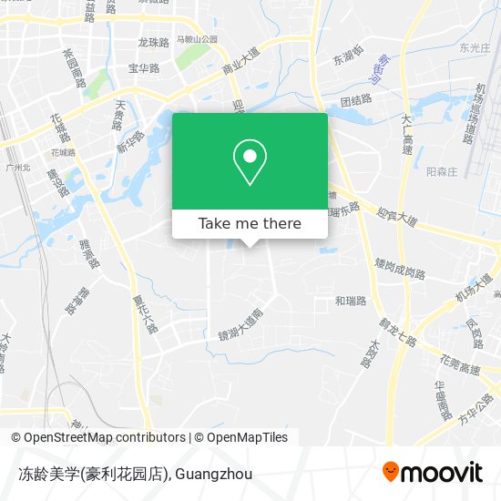 冻龄美学(豪利花园店) map
