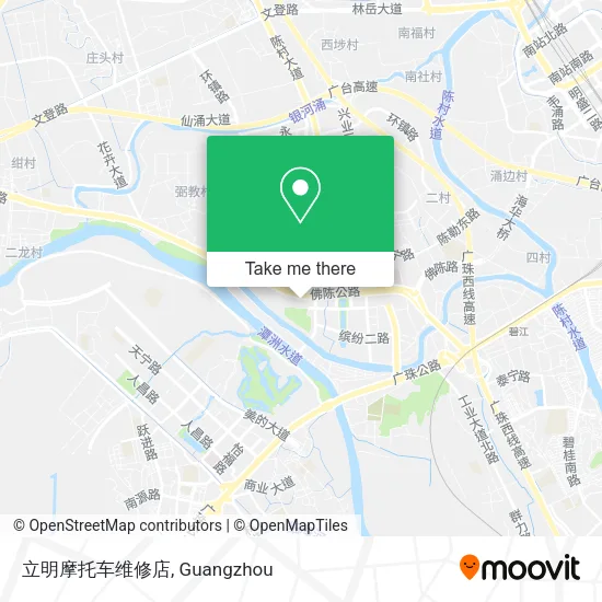 立明摩托车维修店 map