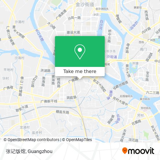 张记饭馆 map