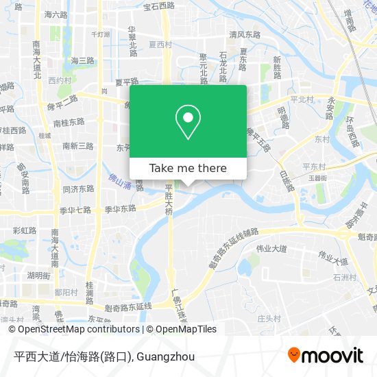 平西大道/怡海路(路口) map